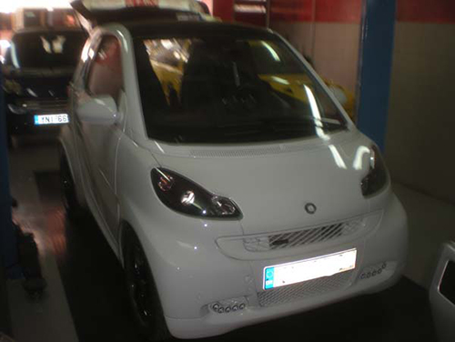 Μετατροπή Smart BRABUS 1000cc